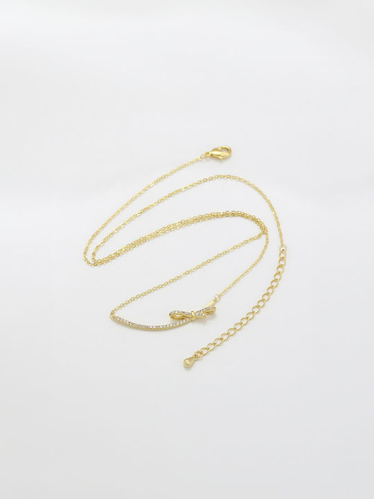 Chrysothemiss Necklace Elegant Bow Touch Chrysothemiss Necklace Elegant Bow Touch