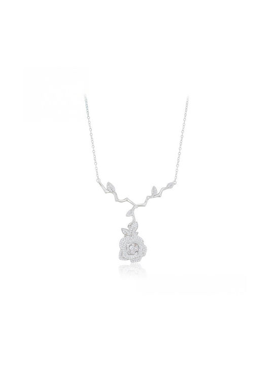 Chrysothemiss Κολιέ Crystal Rose