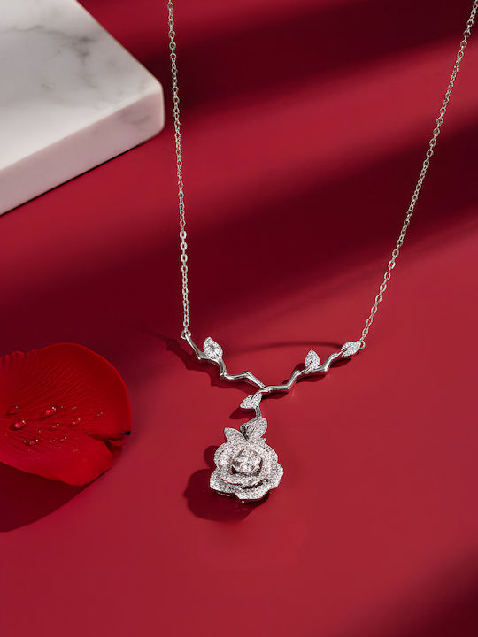 Chrysothemiss Κολιέ Crystal Rose