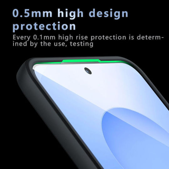 Techsuit Purefrost Umschlag Rückseite Silikon Schwarz (Galaxy S26 FE)