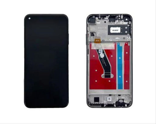 O ecran cu Mecanism Tactil pentru HUAWEI P40 LITE E (Negru)