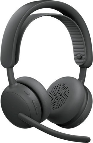 Logitech Zone 2 ES UC Version Ασύρματα On Ear Multimedia Ακουστικά με μικρόφωνο και σύνδεση Bluetooth / USB-C σε Γκρι χρώμα