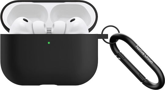 Native Union Θήκη Σιλικόνης με Γάντζο σε Μαύρο χρώμα για Apple AirPods Pro 3