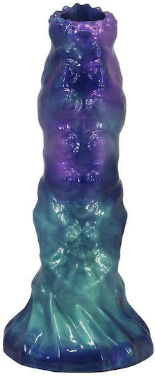 Power Monsters Duskwalker Sentinel Tricolor Dildo Φουσκωτό Μπλε