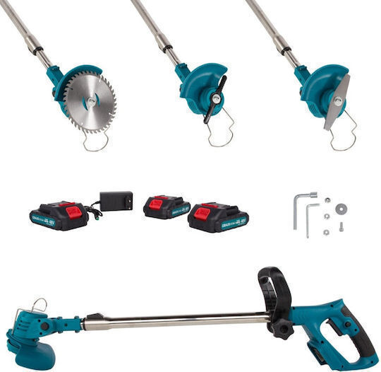 Rasentrimmer Schulter/Hand Batterie 24V 1,476kg mit 2 Batterien