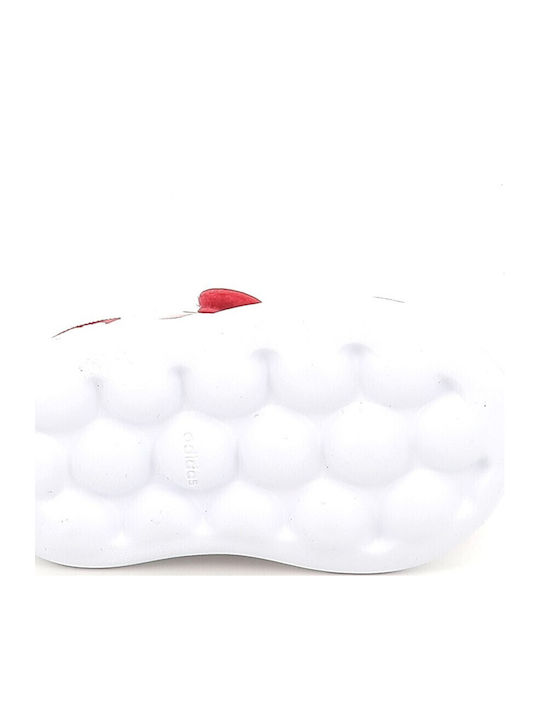 Grand Court Kids Sneakers with Hoop & Loop Closure Red