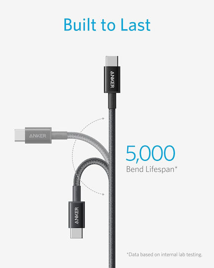 Anker USB 2.0 Cable USB-C male - USB-C 100W 1m (B8756011)