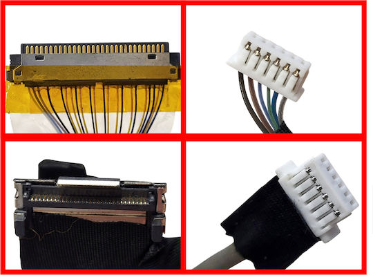 Flex Screen Cable for Sony Vaio Vgn-ar Vgn-ar51j Ar71 Ar590 Ar170e Ar18c M610 073-0001-3137_b OEM Code 1-flex1217