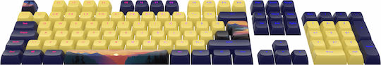 Dark Project DPKS177_SUNS1_ISO&ANSI Taste Pentru Tastatură PBT Cu Aspect ANSI și ISO 177 Bucăți