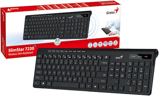 Genius Slimstar 7230 Nur Tastatur Englisch US