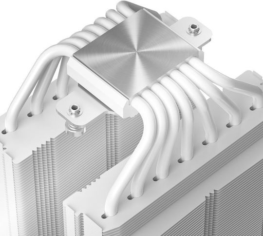 Thermalright Royal Pretor 130 Ultra Процесорен охладител с двоен вентилатор за Socket AM4/AM5/1200/115x/1700 с ARGB осветление Бял