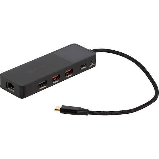 Icy Box Stație de Andocare USB-C cu HDMI PD Ethernet Negru (IB-DK4038-LCD)