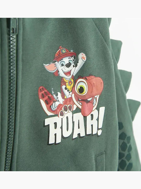 Kinder-Sweatshirt Strickjacke Grün