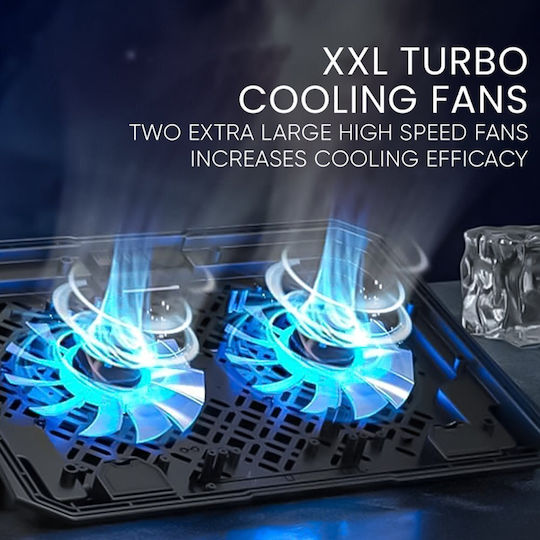 Alcatroz Vendaval G2 RGB Cooling Pad For Laptop Up To 15.6 With 2 Fans