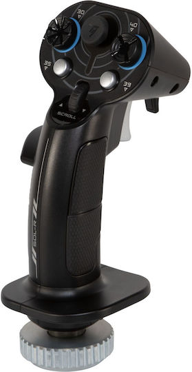 Джойстик Thrustmaster Sol-r 3 Ava Add-on Grip Черен Usb Аналогов Дигитален Компютър Контролер