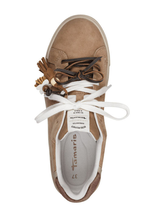 Damen Anatomische Sneakers Camel