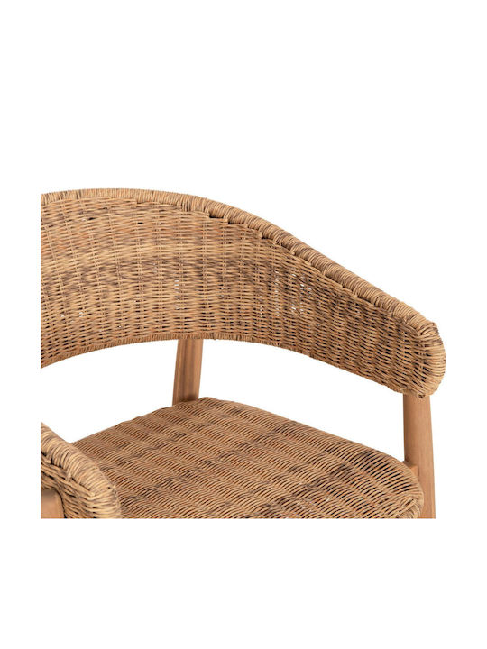 Outdoor Dining Set Raikko 7 Pieces Natural