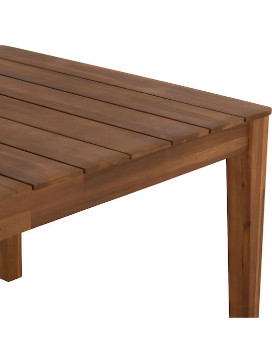 Set de Masă pentru Exterior 7 Piese Natural cu Perne