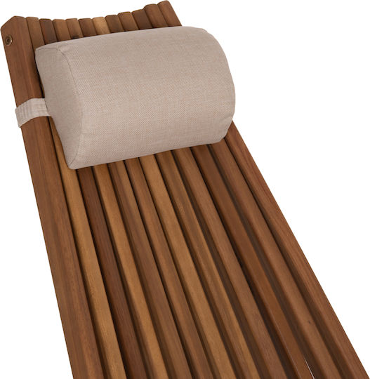 Garten- und Outdoor-Möbelset Shigan 3 Stück Natur mit Kissen