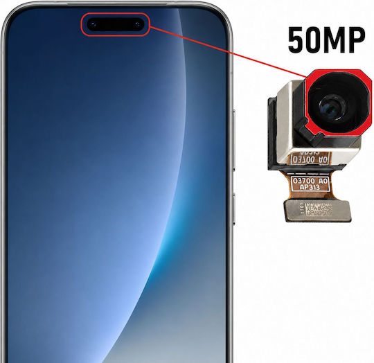 Clappio Front Selfie Camera Module 50mp Honor Magic 8 Pro Silver