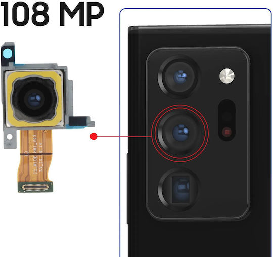Clappio Rückfahrkamera Samsung Galaxy Note 20 Ultra 108mp Modul Schwarz
