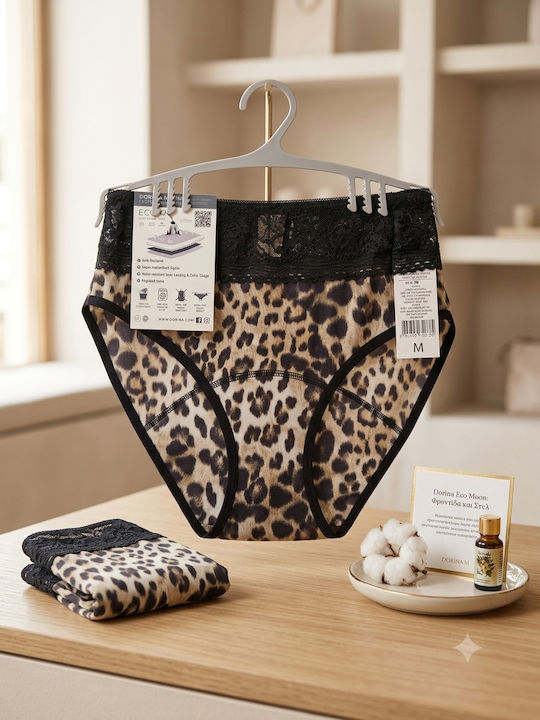 Дамски боксер за менструация 2Pack Леопард