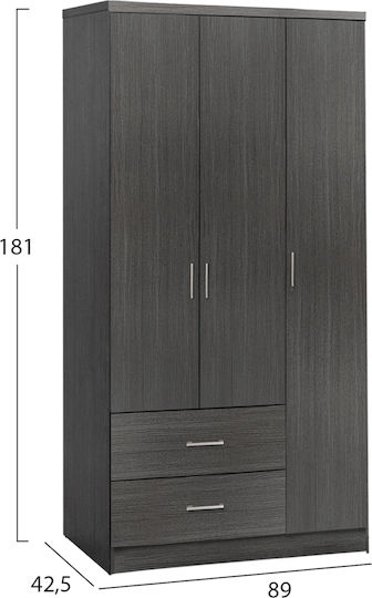 HomeMarkt Studentenmöbel-Set Schlafzimmer 3 Stück HM11281