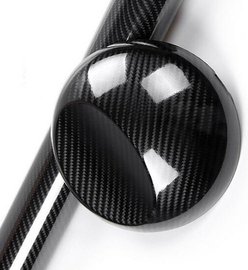 Roll 5d Carbon Car Wrapping Film Glossy Black Size 18m X 1.52m
