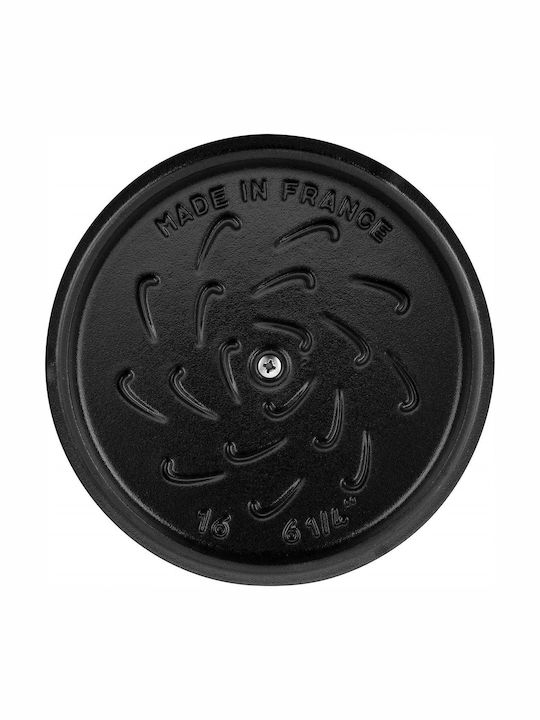 Staub La Cocotte Tiefe Gusseisen Kochtopf aus Manteimi 1.75lt