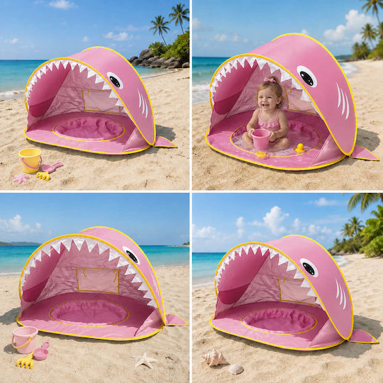 Shark Pop Up Kids Pink