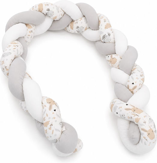 Maboo Crib Bumpers Braided Inside Very Morning 210cm