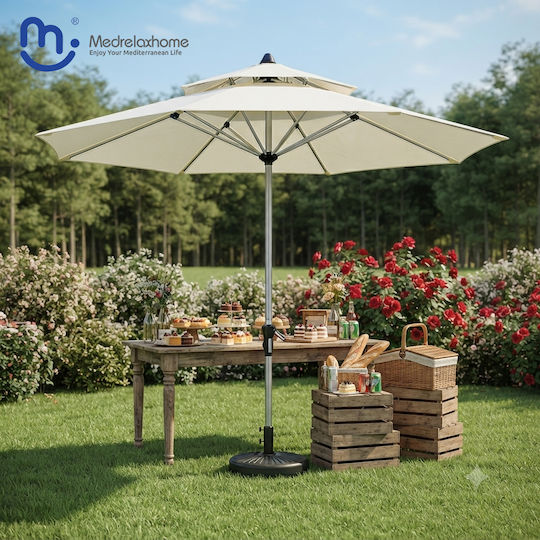 Garten- und Terrassen-Sonnenschirm Zwei-Etagen