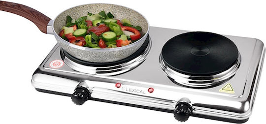 Swiss Haus Countertop Enamel Double Black Burner