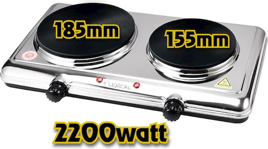 Swiss Haus Countertop Enamel Double Black Burner