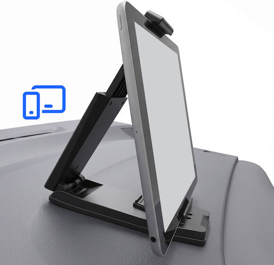 Avizar Car Holder Smartphone Tablette Carbon Fibre Effect Extendable Black