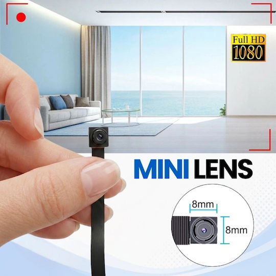 Unitate Cameră Ascunsă Telecomandă Iuni Ip95 Full Hd Slot Card Microsd Baterie 3000mah