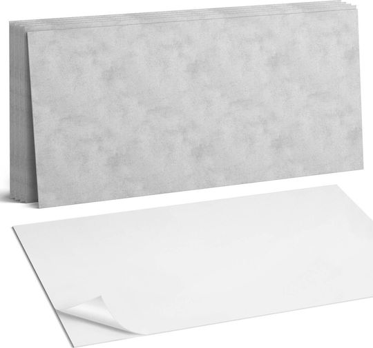 PVC Tile Set Kitchen Or Bathroom Decoration Raw Concrete Texture 6x60x30 Cm
