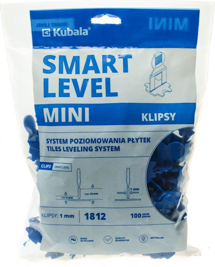 Kubala Smart Level Mini Clips 1mm 100 Bucăți 1812