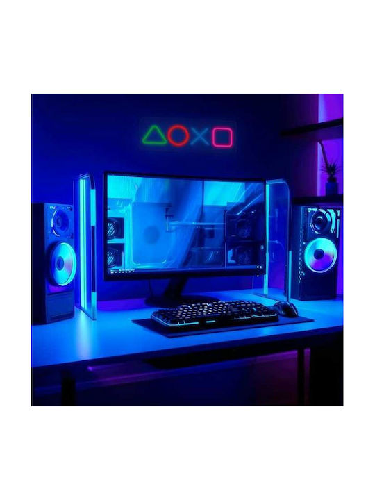 Неон LED Manta Gaming Symbols Snl111mt Многоцветен
