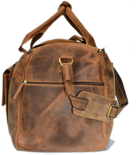 Greenburry Geantă Voiaj Maro din Piele M53xL26xÎ34cm.