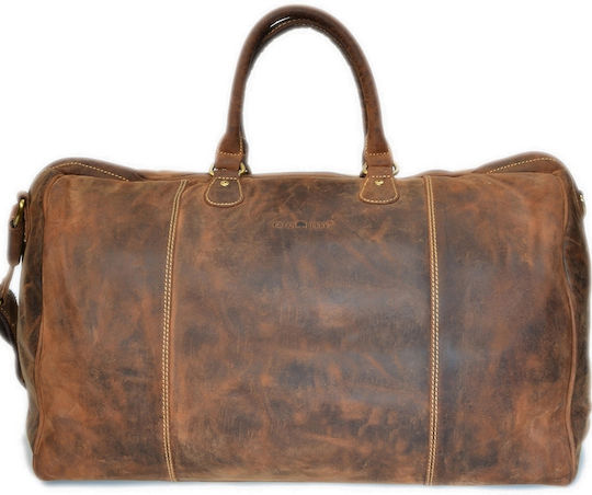 Greenburry Geantă de Voiaj Maro din Piele M49cm