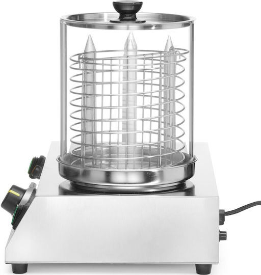 Hot Dog Bun Sausage Warmer 4 Skewers 550 W