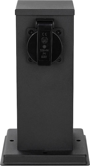 Iberi Coloană Externă de Grădină 230v 22cm 2x Priză Lumiled