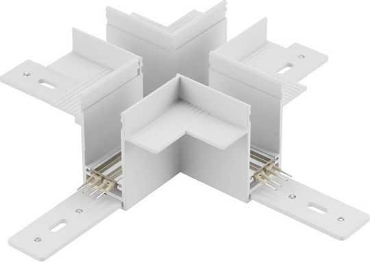 Cross Corner Magnetisches Mini-Einbauleuchte Sandy Weiß 1 Stück