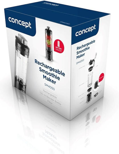 Concept Blender with Plastic Jug 720 ml 120W Black SM4050