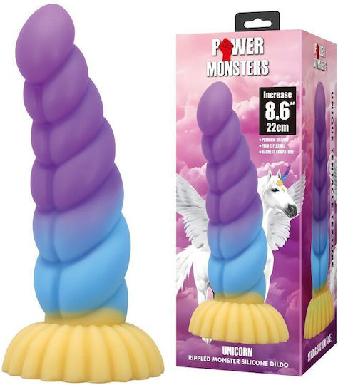 Power Monsters Dildo με Βεντούζα