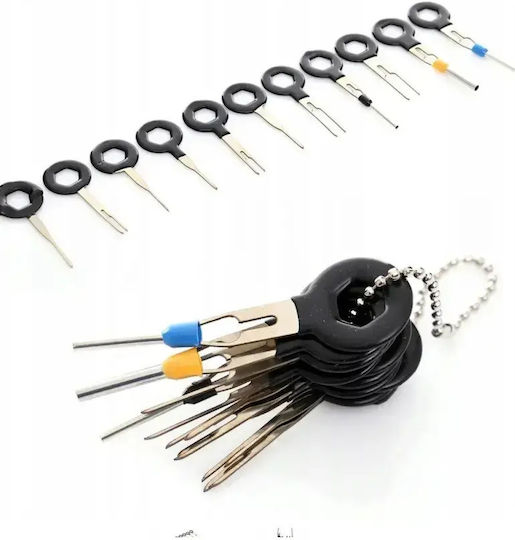 Set extractor de pini pentru conectori electrici Tagred 11 piese Ta1106