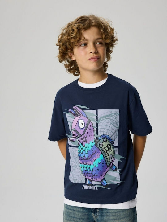 Name It Tricou Pentru Copii Albastru Fortnite