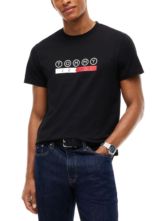 Tommy Hilfiger T-shirt Ecru Roșu Negru
