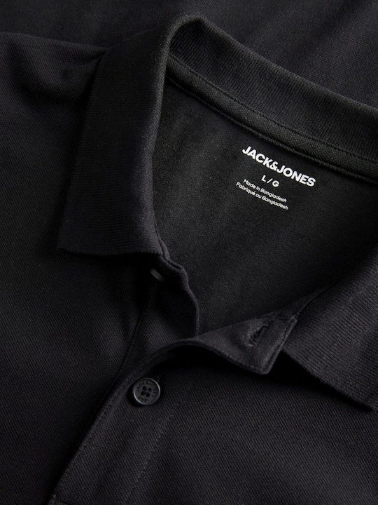 Polo Long Sleeve Black Blouse